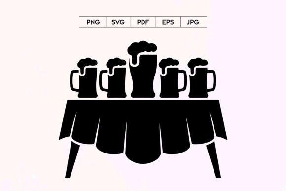 Beer Mug Party Table