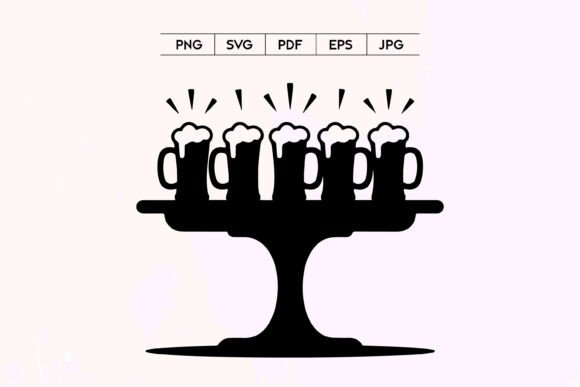 Beer Mug Party Tree