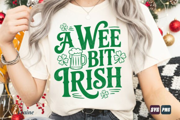 Bit Irish Beer Shamrock SVG