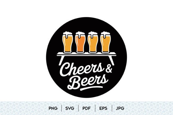 Cheers and Beers SVG Design