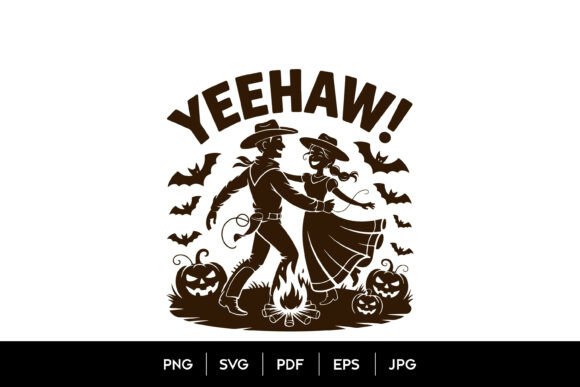 Yeehaw Halloween Cowboy SVG
